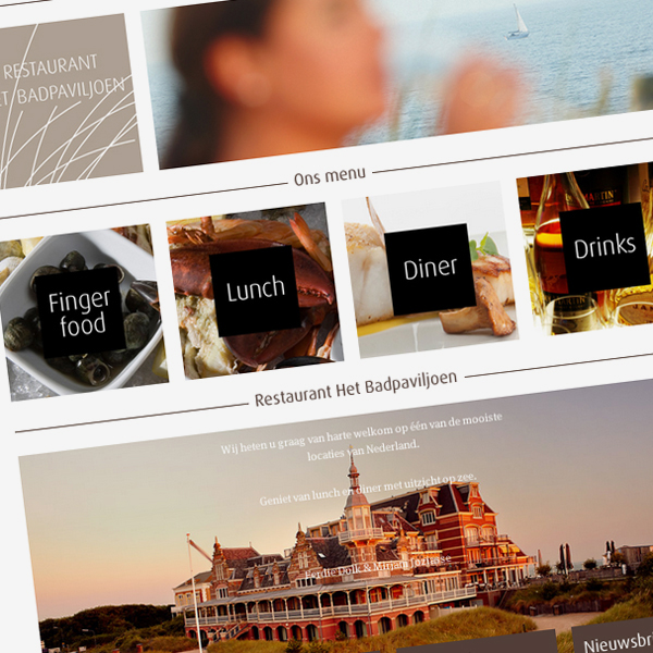 Beleving en functionaliteit zijn belangrijke criteria bij het ontwerp van de website