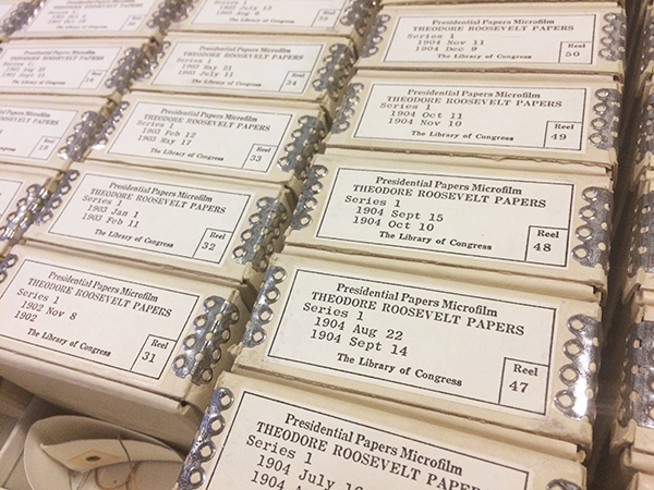 Microfilms in het archief van het RIAS