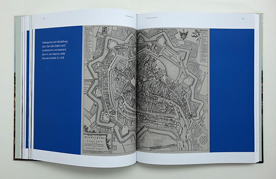 Plattegrond van Middelburg in 1657, Bron: Zeeuws Archief